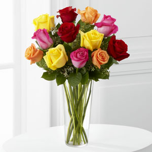 The FTD� Bright Spark� Rose Bouquet