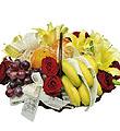 Flower Arrangement with Fruits