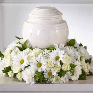 The FTD� Ivory Gardens� Cremation Adornment